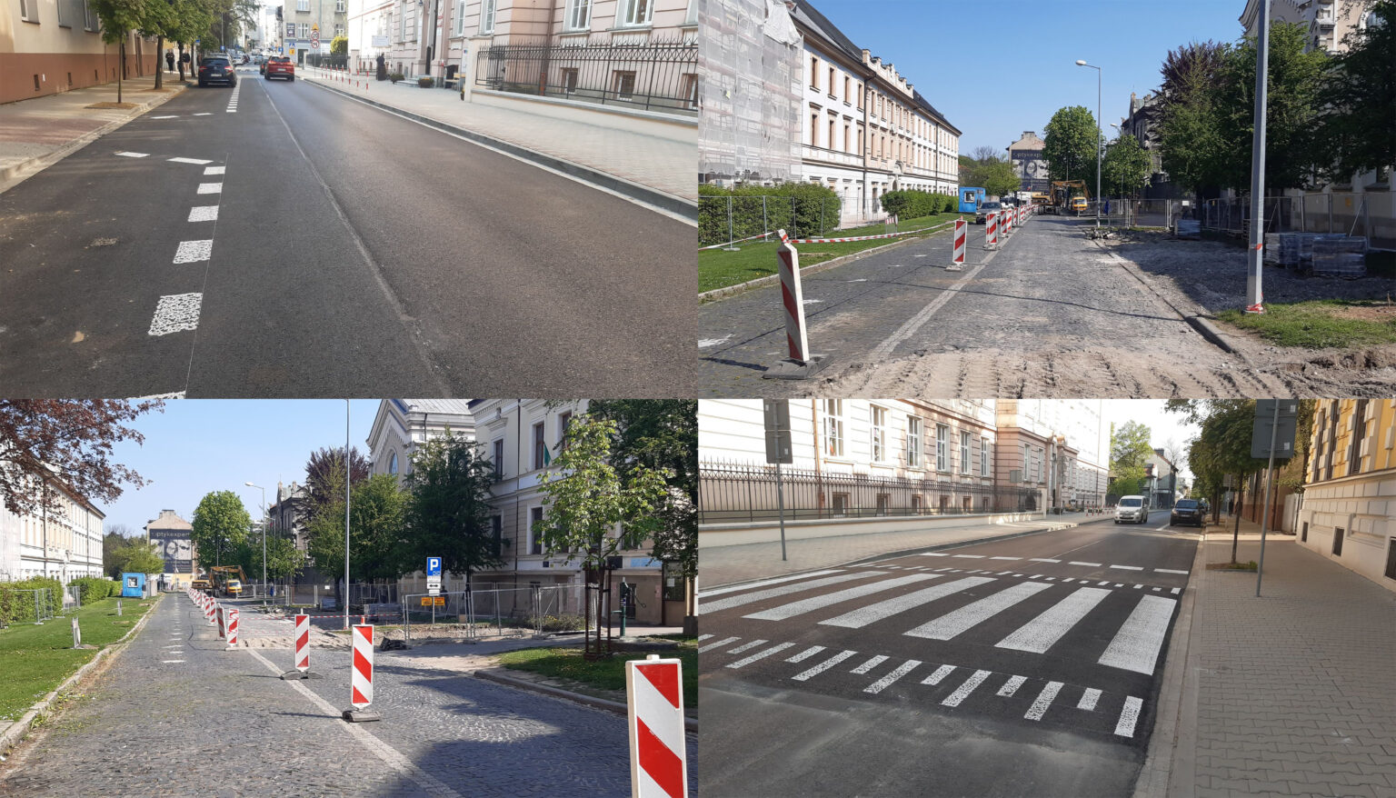 Nowy Świat po remoncie, Piłsudskiego remontowana