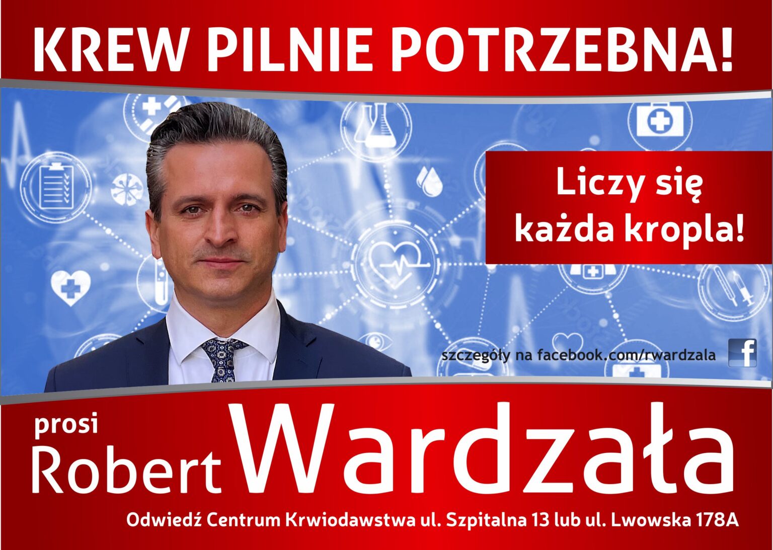 Wardzała apeluje o oddawanie krwi