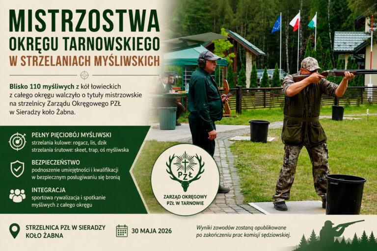 Mistrzostwa Okręgu Tarnowskiego w Strzelaniach Myśliwskich. Na starcie blisko 110 zawodników