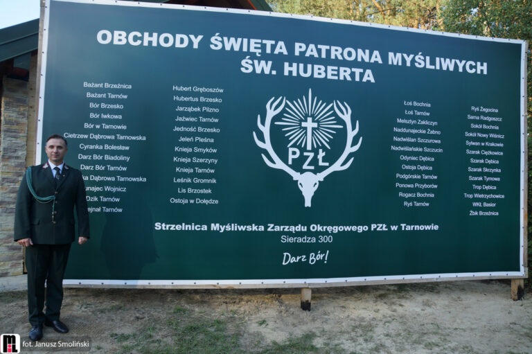Hubertus myśliwych w Sieradzy. Msza, odznaczenia i wspólna biesiada