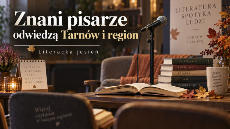 Jesień pod znakiem książek. Znani autorzy przyjadą do Tarnowa i regionu