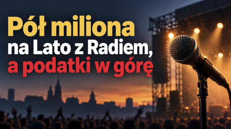 Pół miliona na Lato z Radiem, podatki w górę. Ile Tarnów wydaje na promocję, a ile chce dodatkowo zebrać od mieszkańców i firm