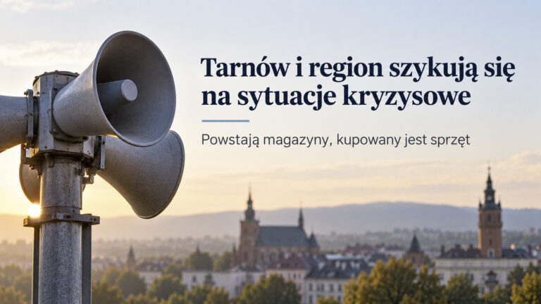 Tarnów i region szykują się na sytuacje kryzysowe. Powstają magazyny, kupowany jest sprzęt